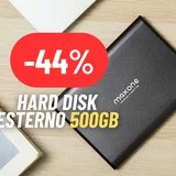 , Porta a spasso 500GB di storage con l&#8217;hard disk esterno al 44% DI SCONTO su Amazon