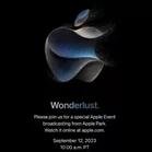 , iPhone 15, Apple annuncia ufficialmente la data dell&#8217;evento &#8220;Wonderlust&#8221; &#8211; Melablog